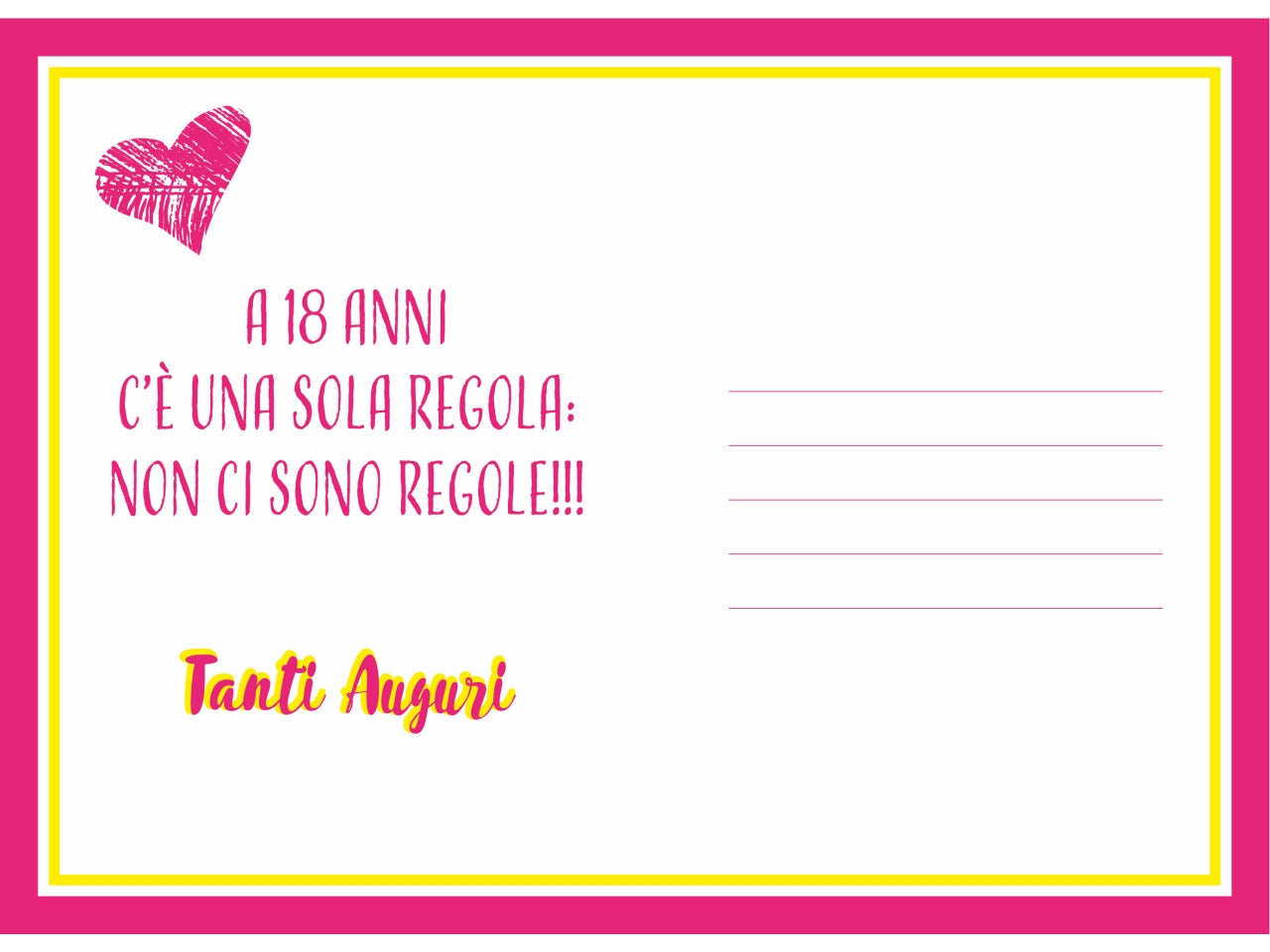 Biglietto auguri laminato 283