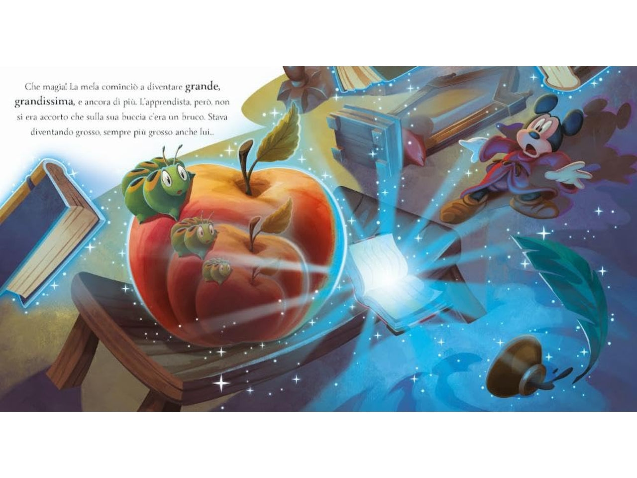 Libro walt disney grandi illustrati apprendista stregone grandi illustrati