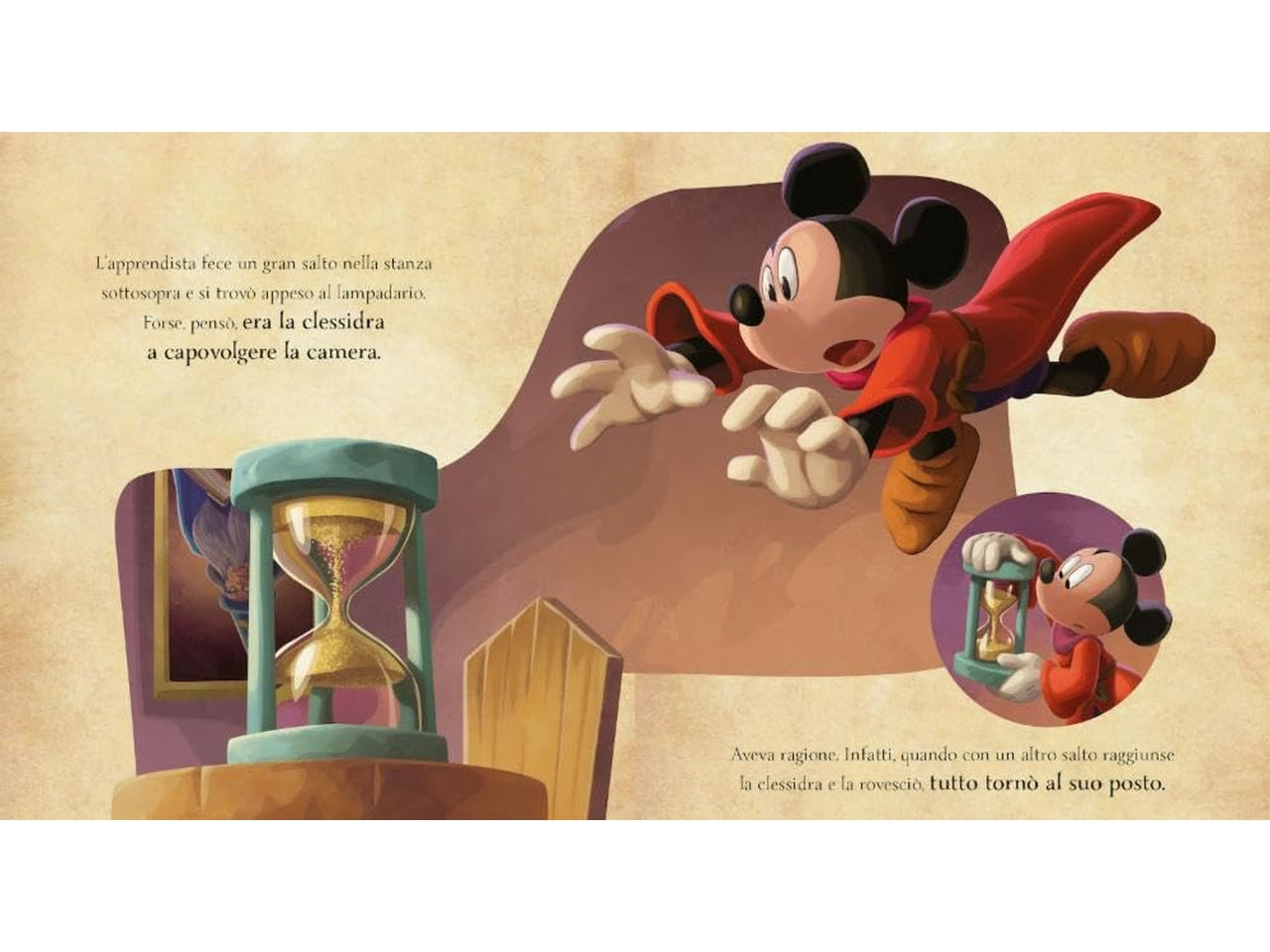 Libro walt disney grandi illustrati apprendista stregone grandi illustrati