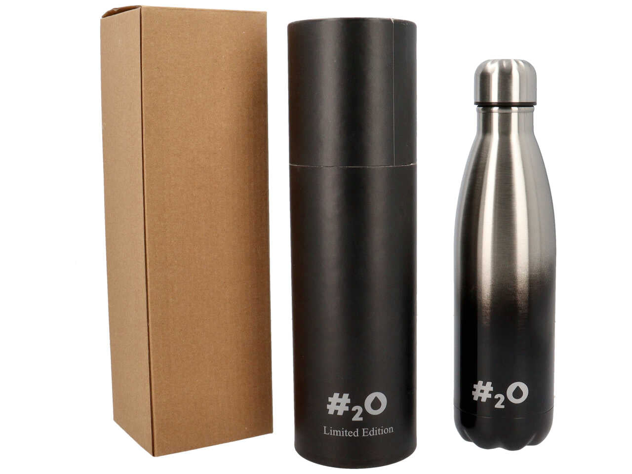 Bottiglia termica da 500ml limited edition colore gradient con logo silver