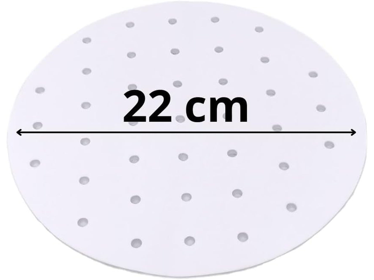 Movida carta da forno per friggitrice ad aria diametro 22cm 100% biodegradabile - la confezione contiene 100 fogli