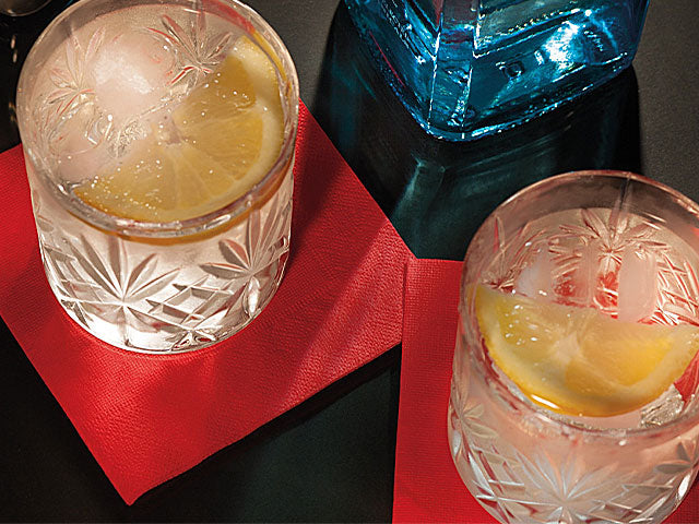 Tovagliolo touch 25x25 100 pezzi rosso i-0264