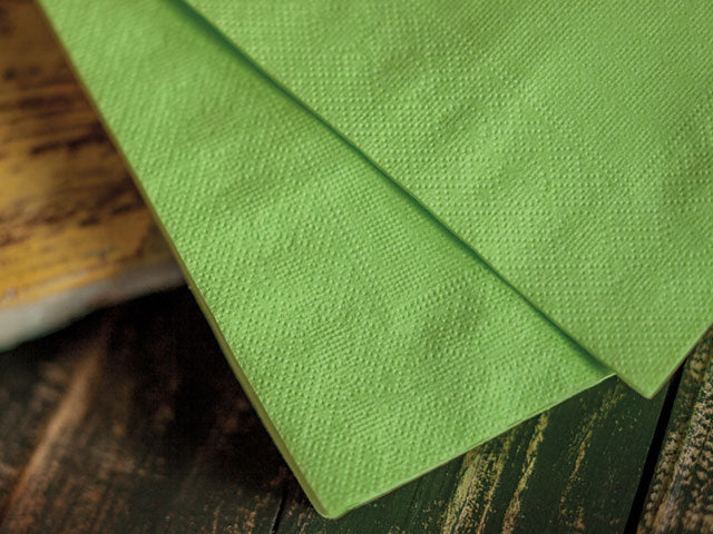 Tovagliolo touch 25x25 100 pezzi verde m.i-0878