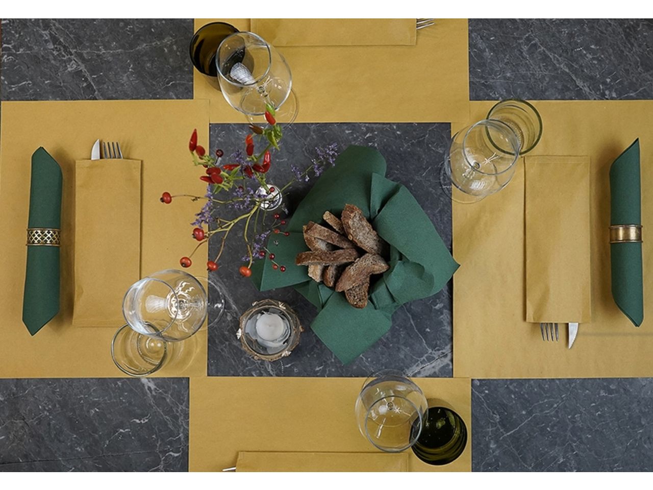 Infibra tovagliette cartapaglia 30x40cm - confezione da 500 tovagliette