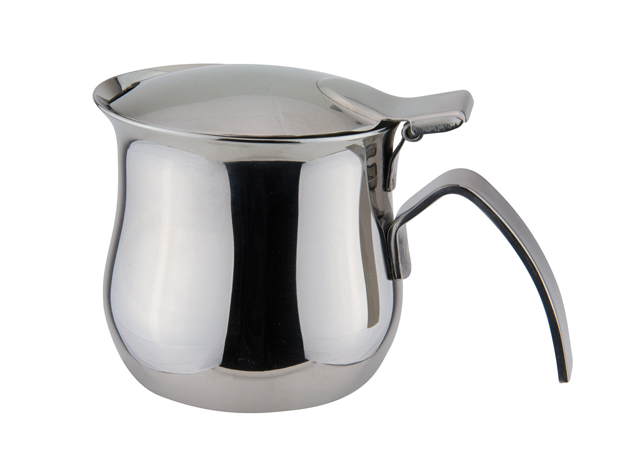 Omnia bricco in acciaio inox 18/10 100cl per induzione con manico in silicone  8-10tazze