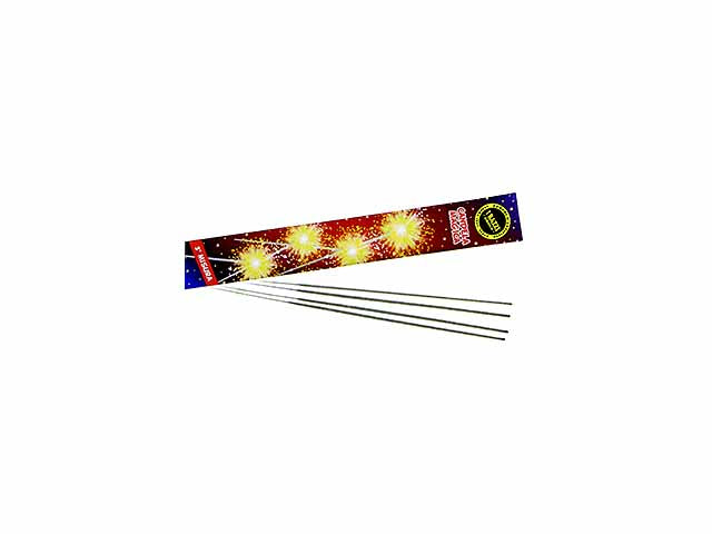 Candela magica misura 37,5cm effetto scintille oro - la confezione comprende 10 candele