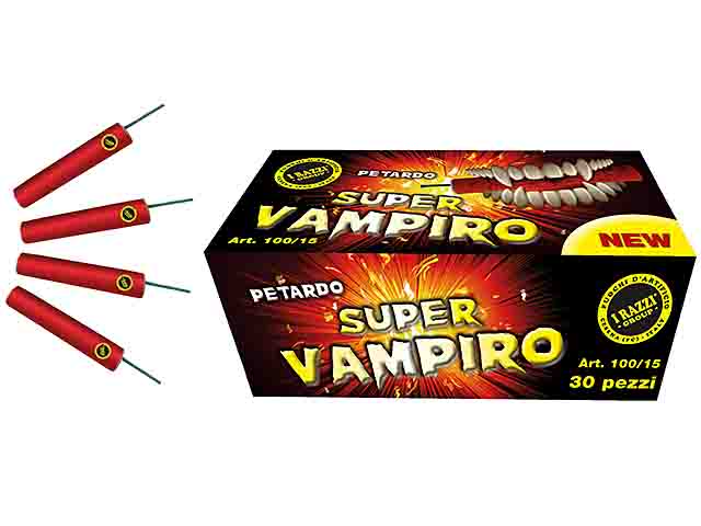Petardo super Vampiro confezione da 30 petardi