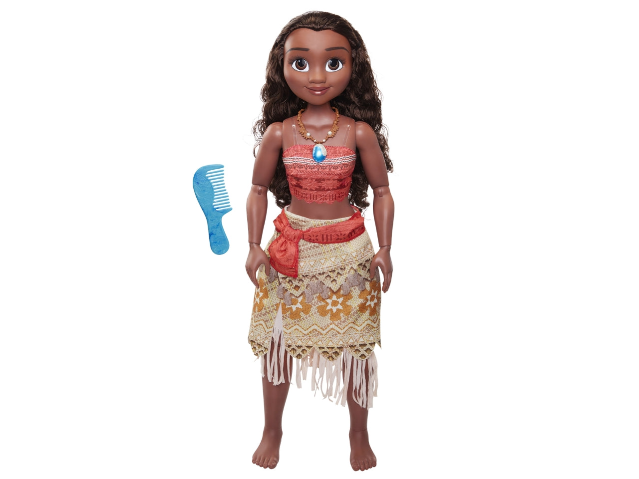 Disney princess bambola playdate 80cm vaiana articolata con accessori