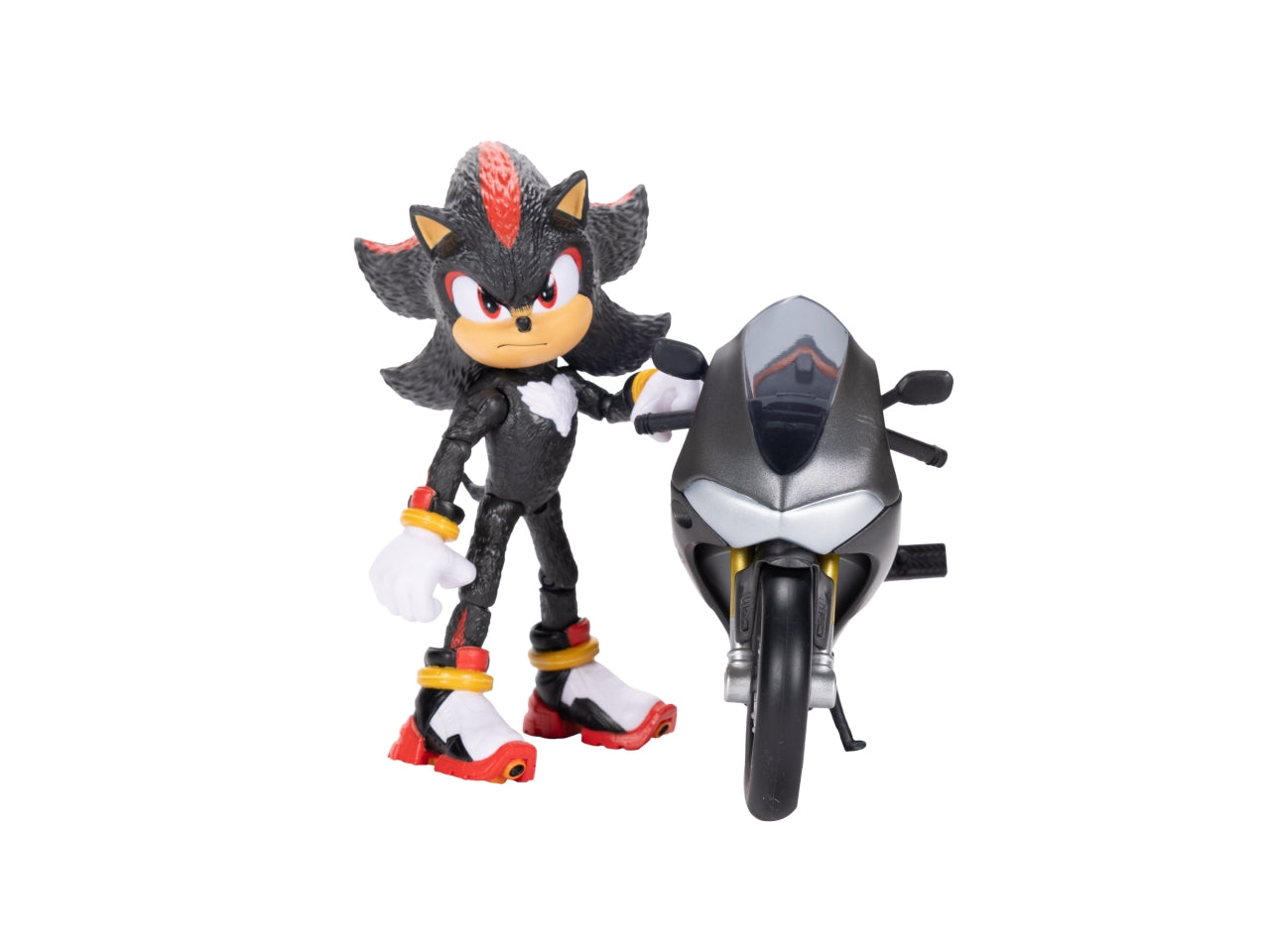Playset Veicolo con Personaggio Articolato Sonic 3 Movie 13 cm, Set con Sonic e Moto Veicolo per Fan e Collezionisti - EtÃ  Consigliata 4+ | Jakks Pacific