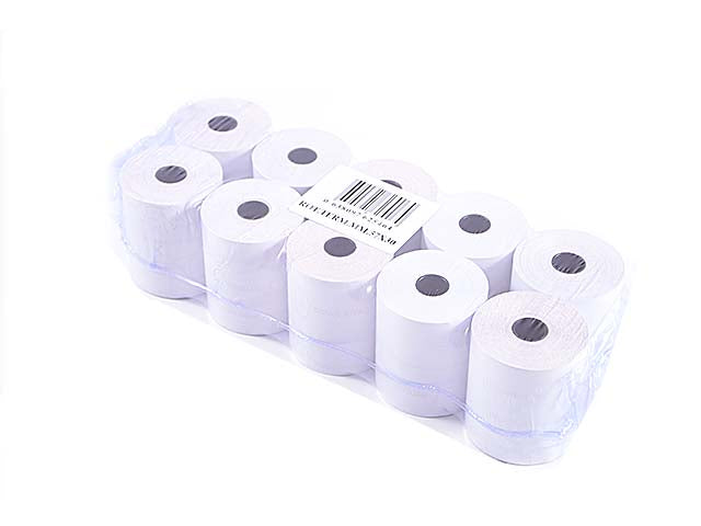 Carta termica in colore bianco 57x30mt