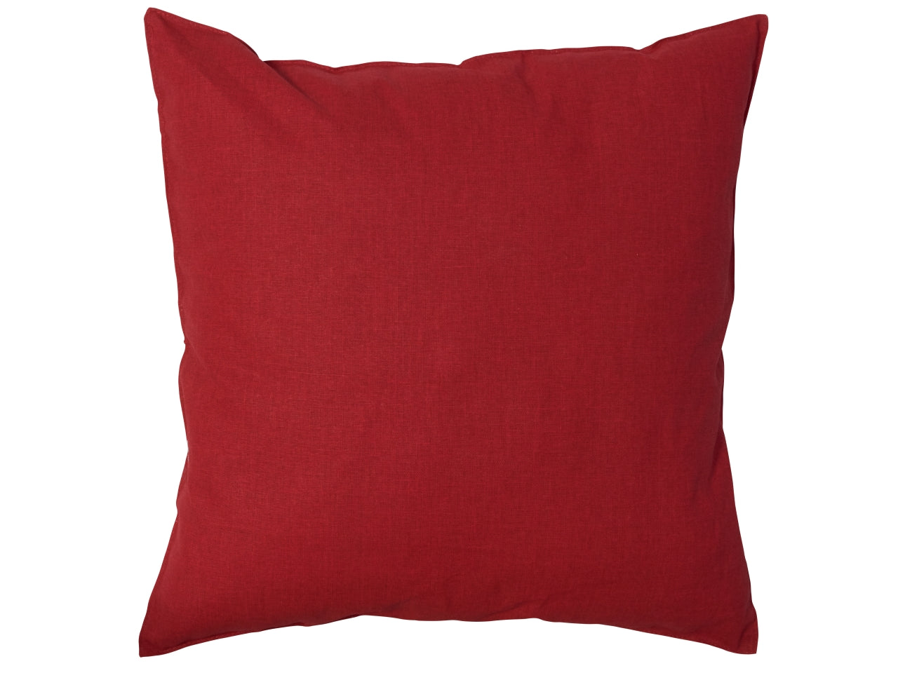 Cuscino per divano canvas rosso in cotone 45x45 cm â Cotton & Color