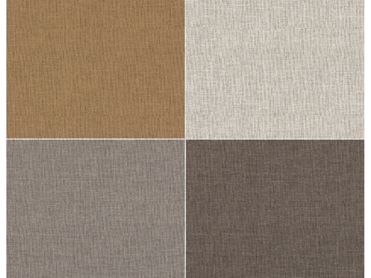 Tovaglietta americana rettangolare in poliestere marrone contemporaneo 35x50 cm - Cotton & Color