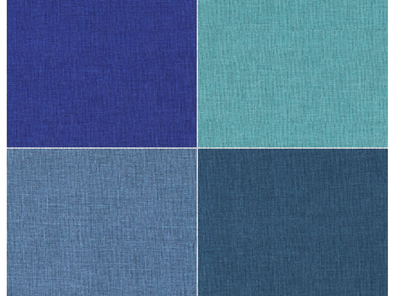 Tovaglietta americana rettangolare in poliestere blu contemporaneo 35x50 cm - Cotton & Color