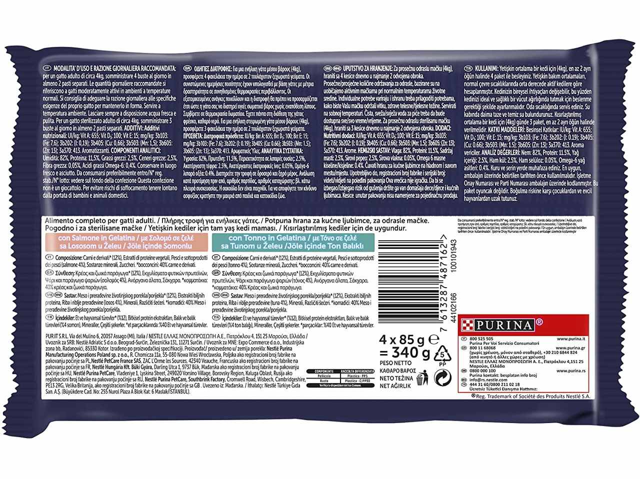 Felix le ghiott. salmone e tonno 4x85gr