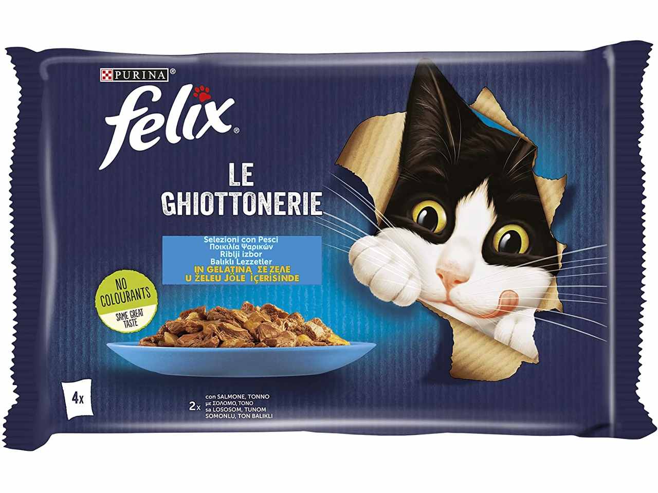 Felix le ghiott. salmone e tonno 4x85gr