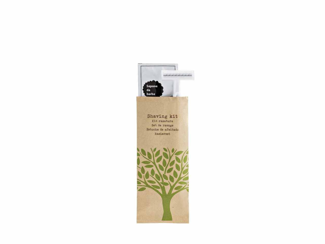 Set da barba Natura in confezione da 10 pezzi