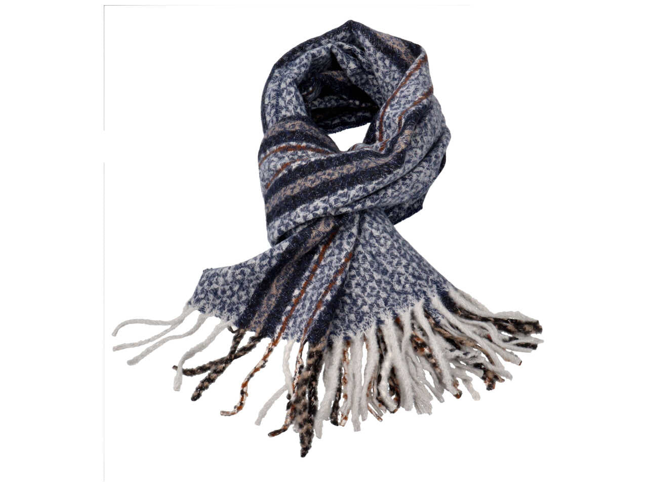 Sciarpa nero ef.s037$