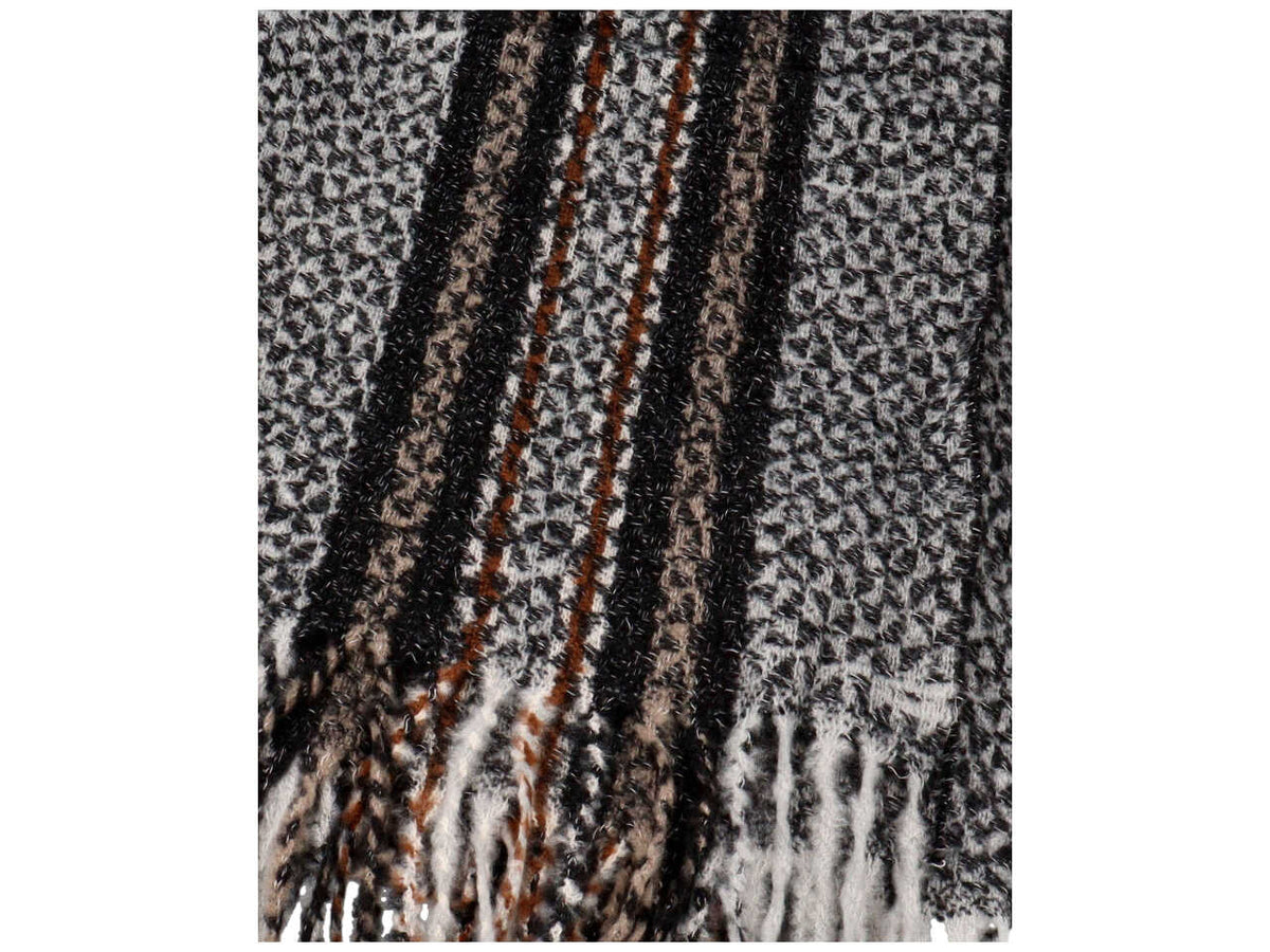 Sciarpa nero ef.s037$