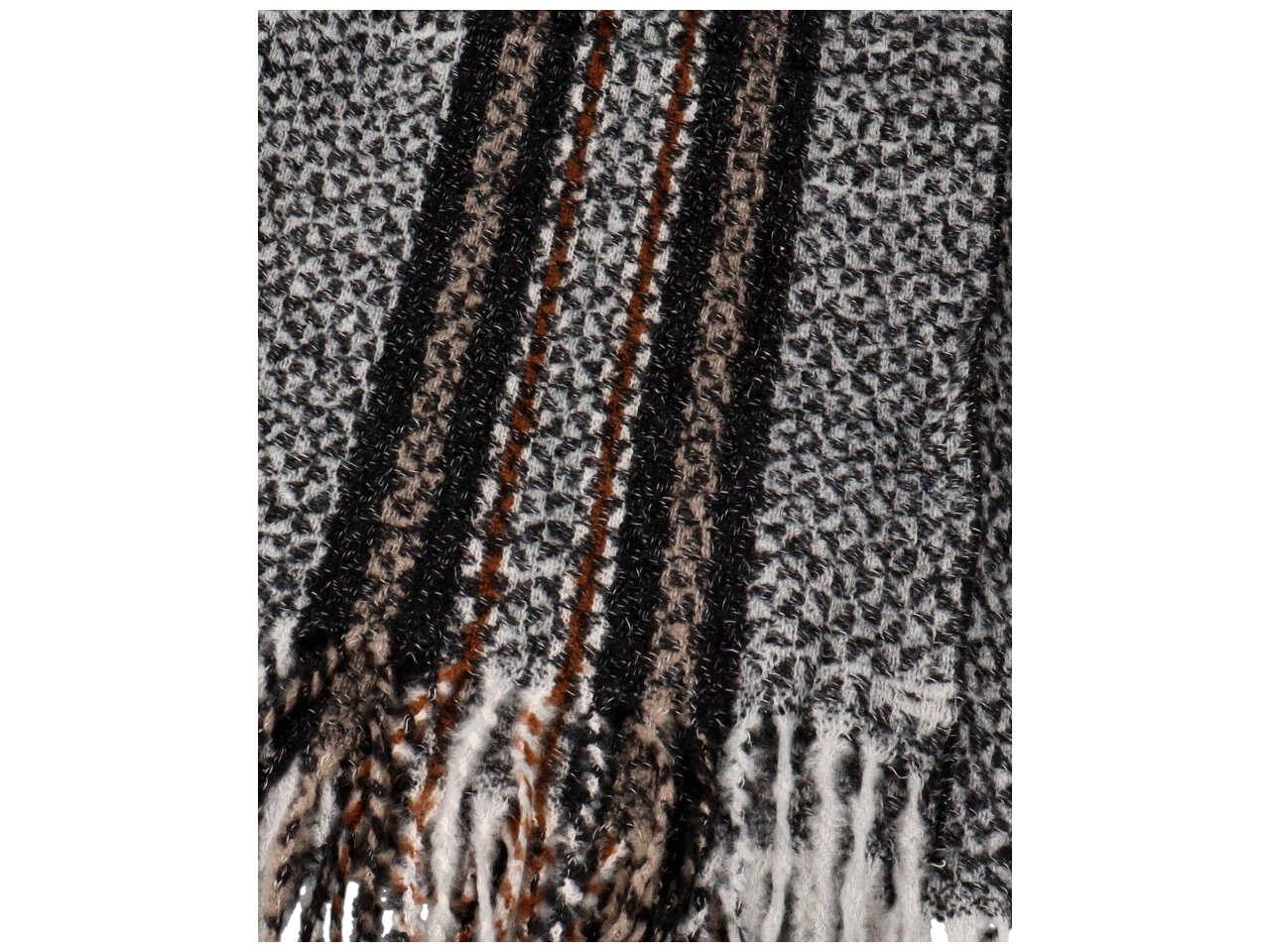 Sciarpa nero ef.s037$