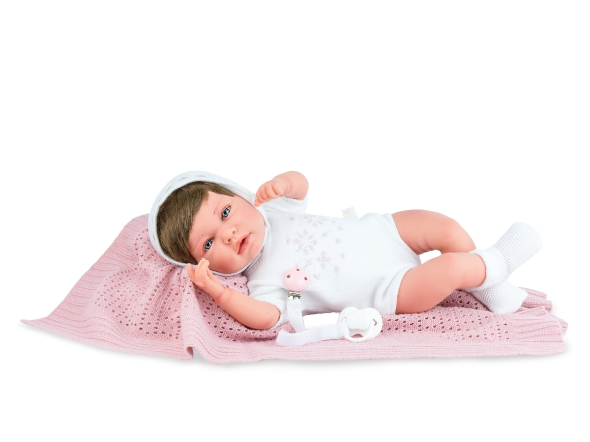 Bambola Reborn Ane Snow Princess Estuche