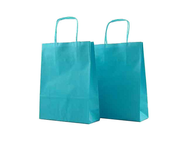 Busta cordino azzurra 18x7x24 3163a