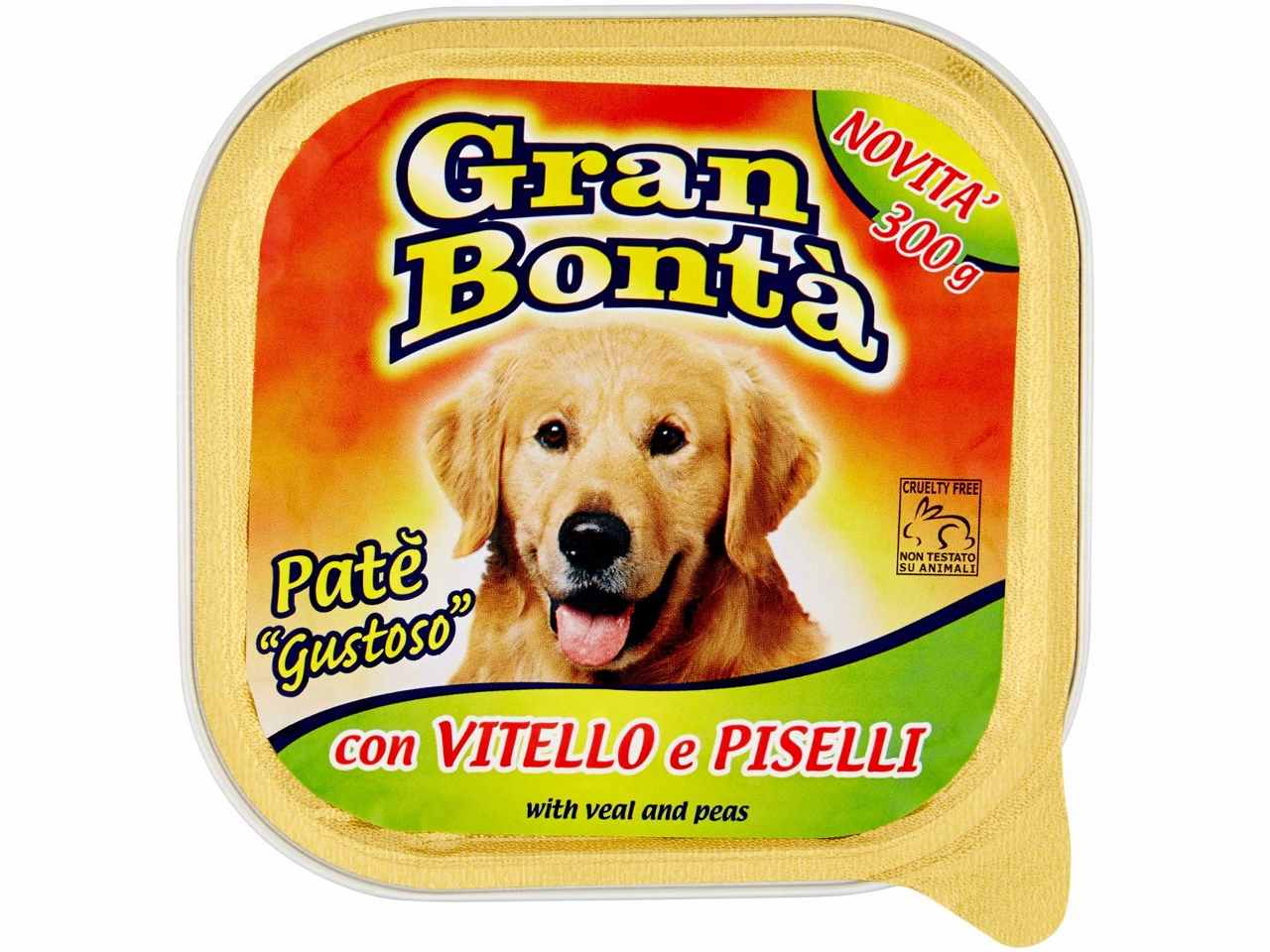 Gran bonta' cane vitello/piselli 300gr