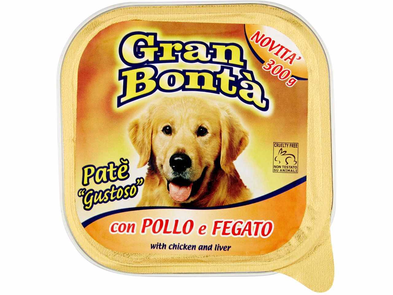 Gran bonta' cane pollo/fegato 300gr