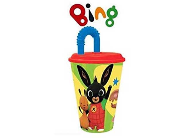 Bing bicchiere c/cannuccia 430ml
