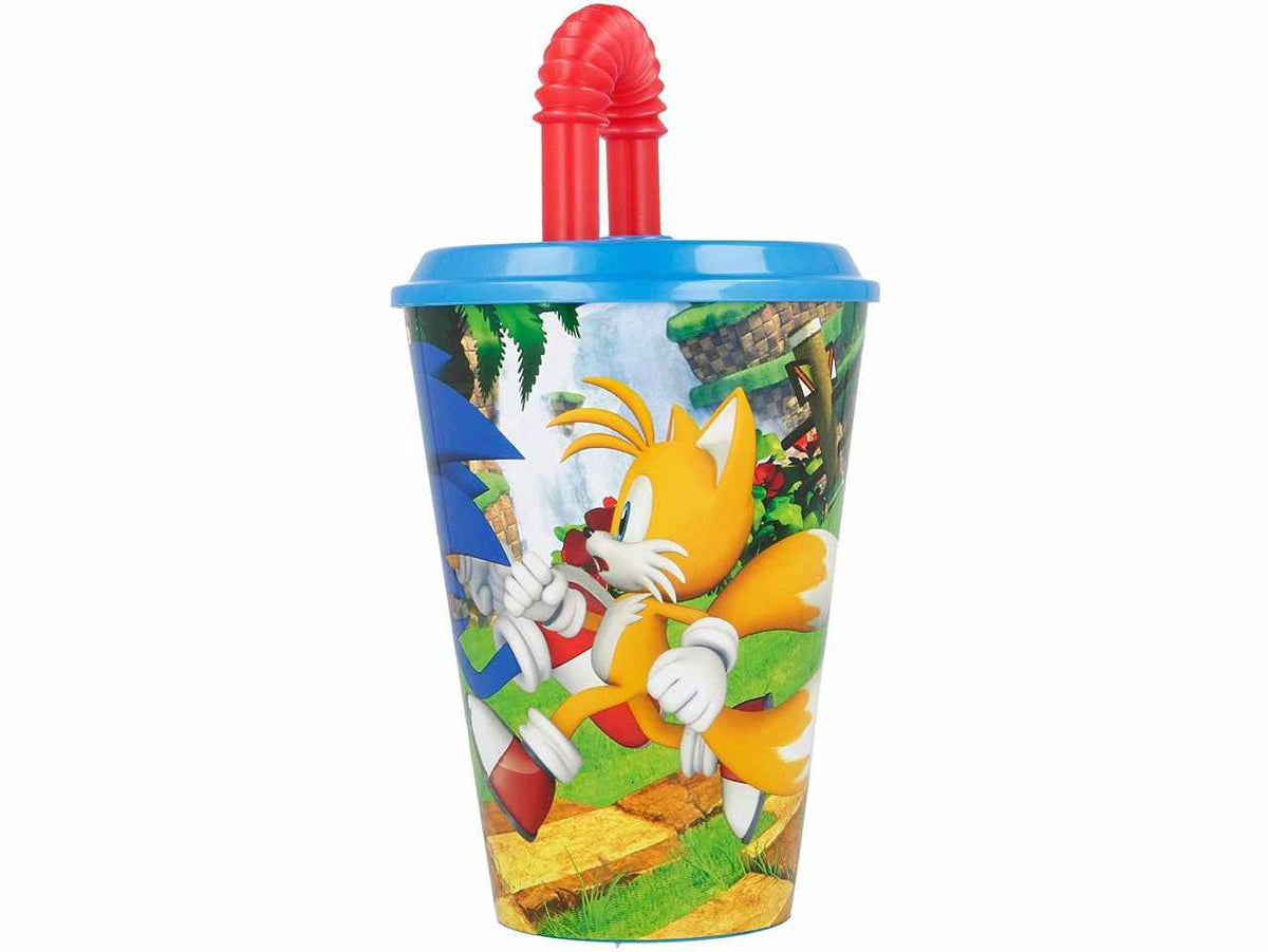 Sonic bicchiere c/cannuccia 430ml st40530