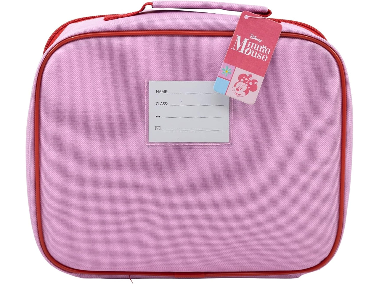 Borsa termica Minnie piccola in tessuto isolante multicolor con maniglia 22x26,5x9 cm - Real Trade Italia