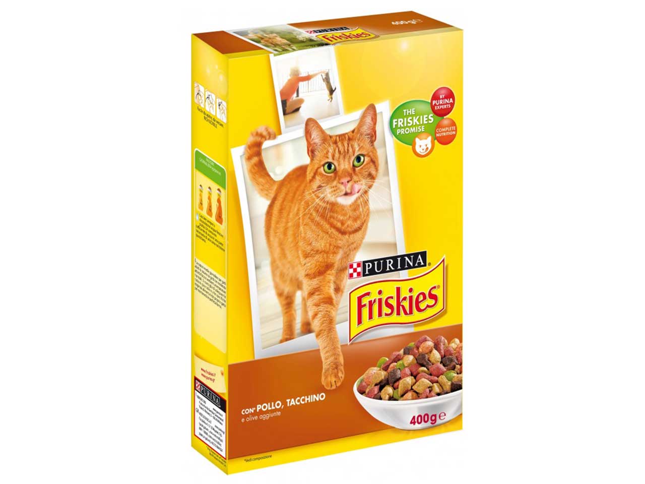 Friskies adult pol.tac/olive 400gr