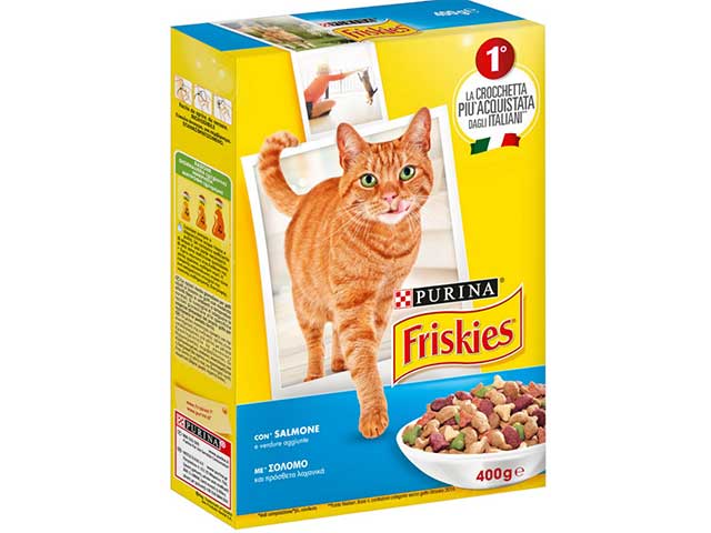 Friskies adult salmone/verd 400gr