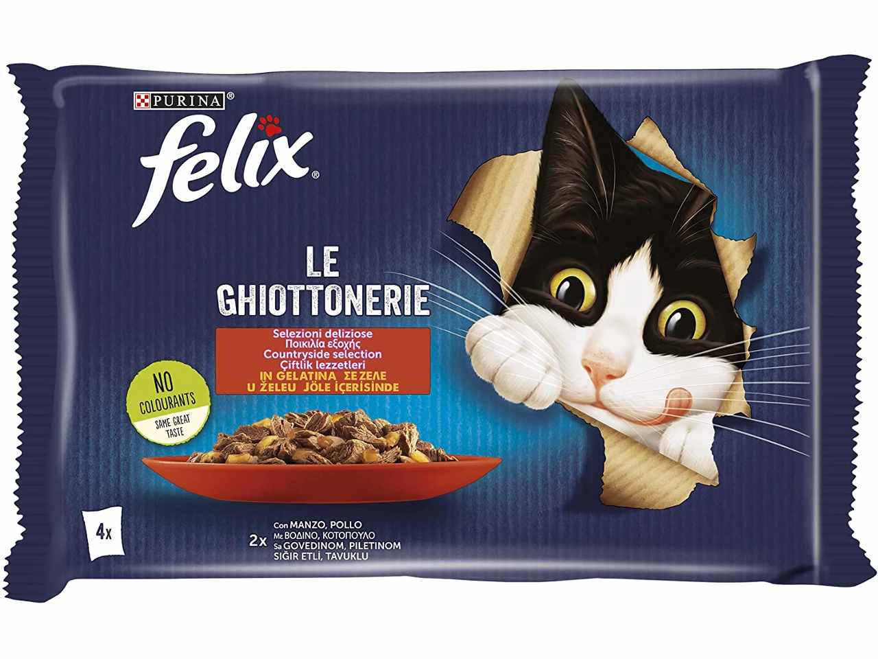 Felix ghiottonerie deliziose 4x85gr