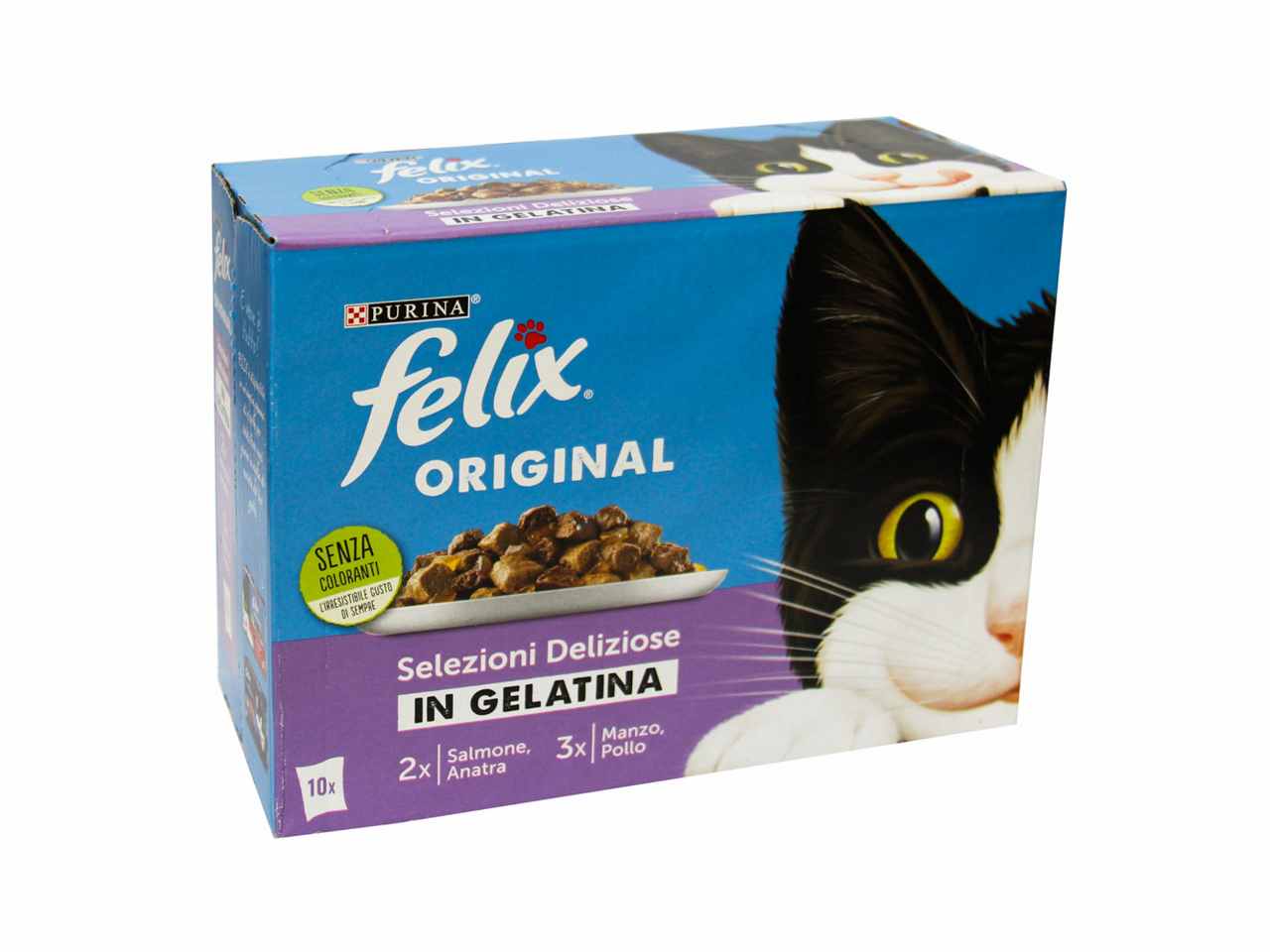 Felix original sel.in gelatina 10x85gr $