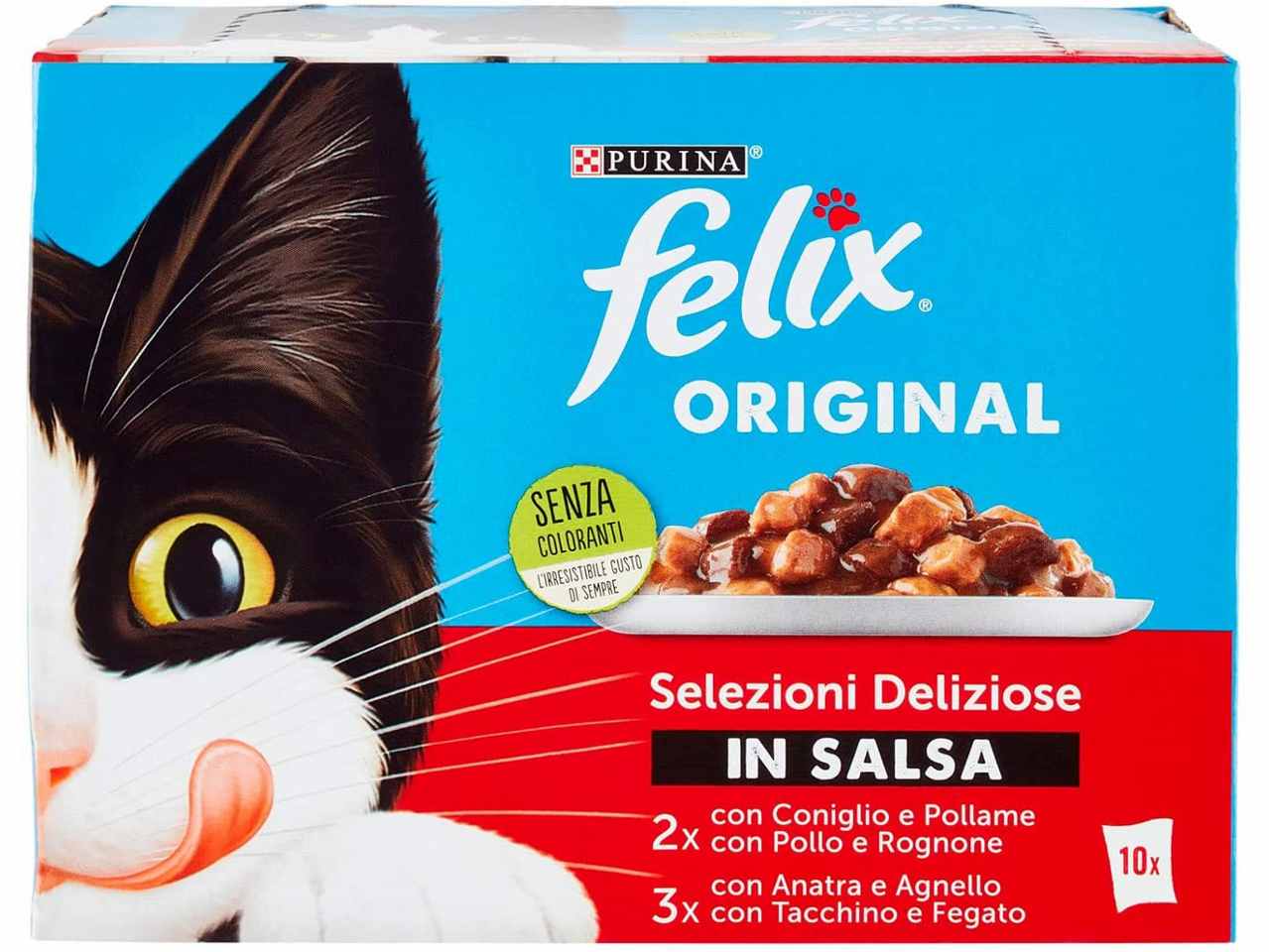 Felix original selezioni in salsa 10x85gr $