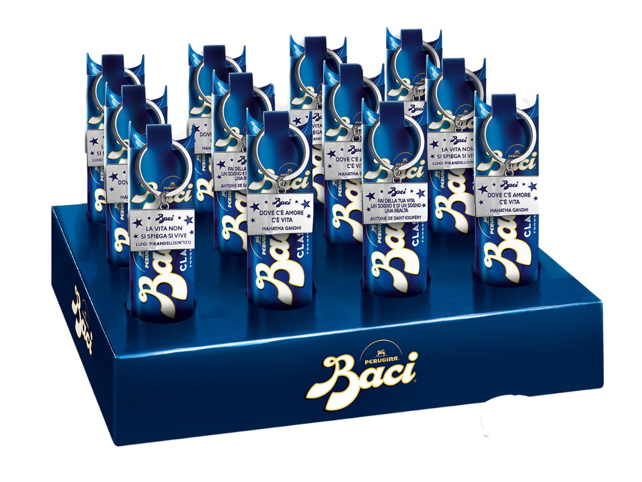 Baci tubo con portachiavi un messaggio per te 37,5g