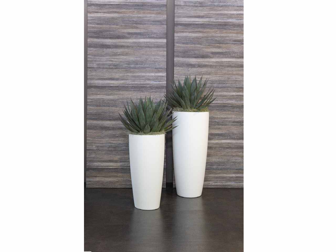 Vaso style 38x85cm bianco 3638b