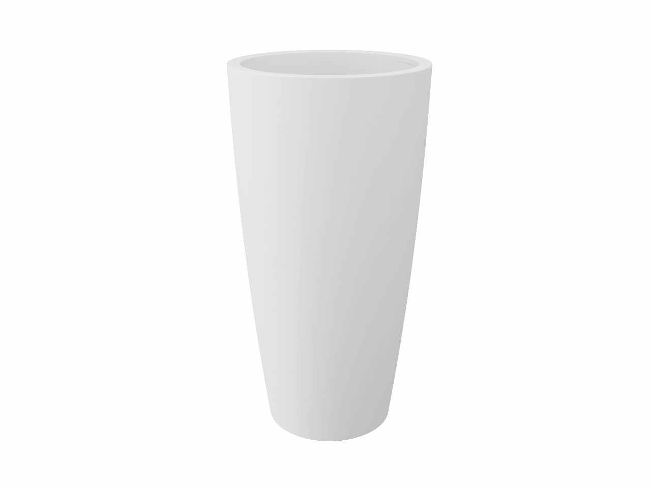 Vaso style 38x85cm bianco 3638b