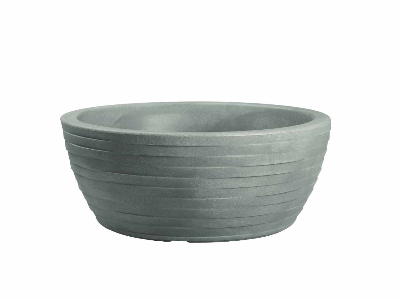 Vaso thetis 40cm cenere r0940s