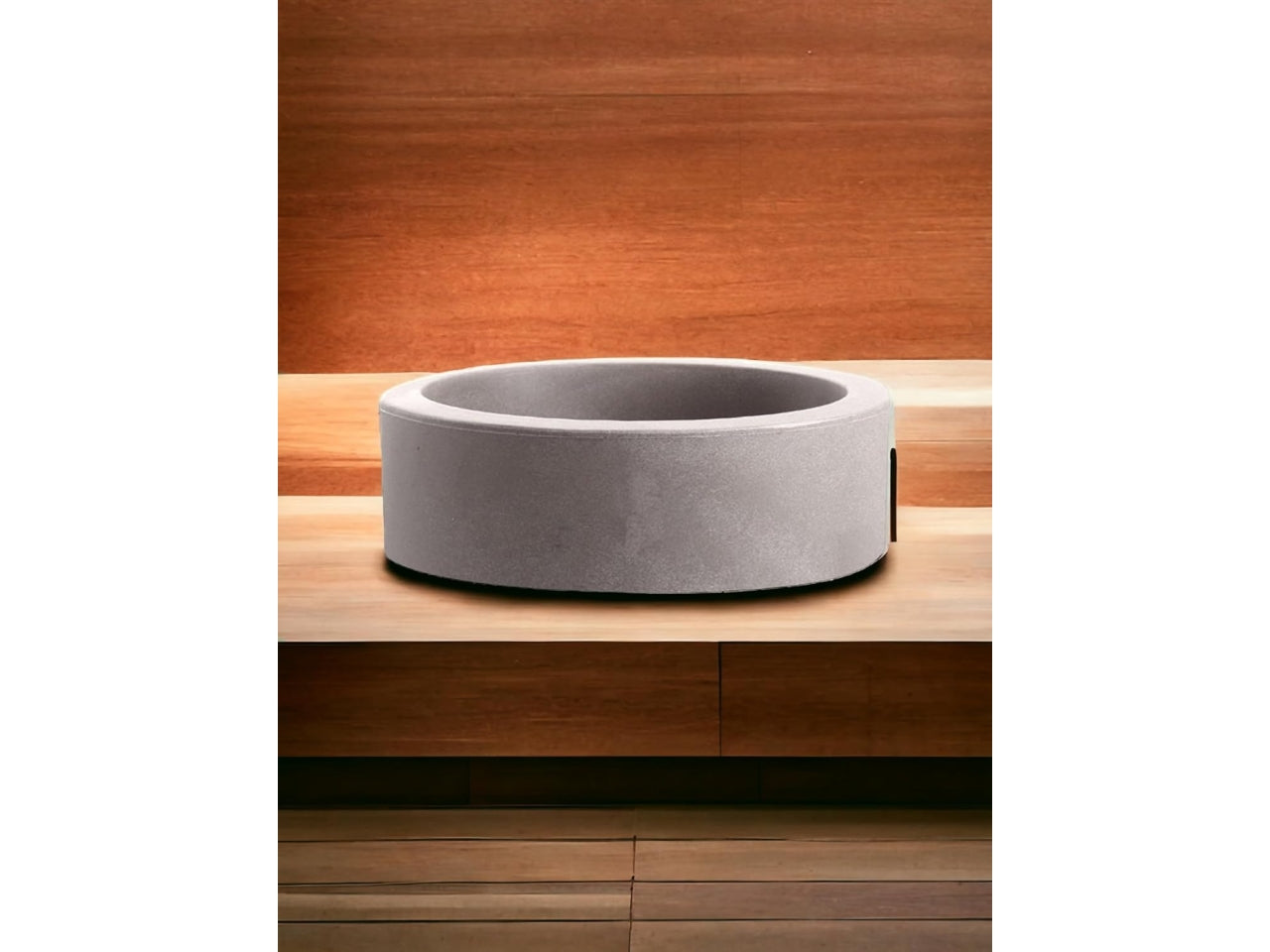 Linea echo vaso 25cm cenere