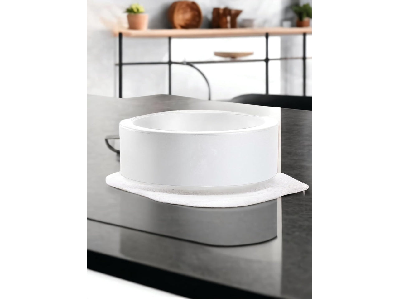 Linea echo vaso 30cm bianco