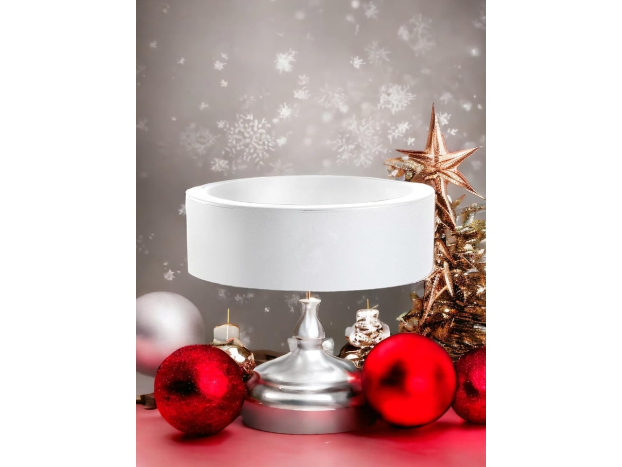 Linea echo vaso 30cm bianco