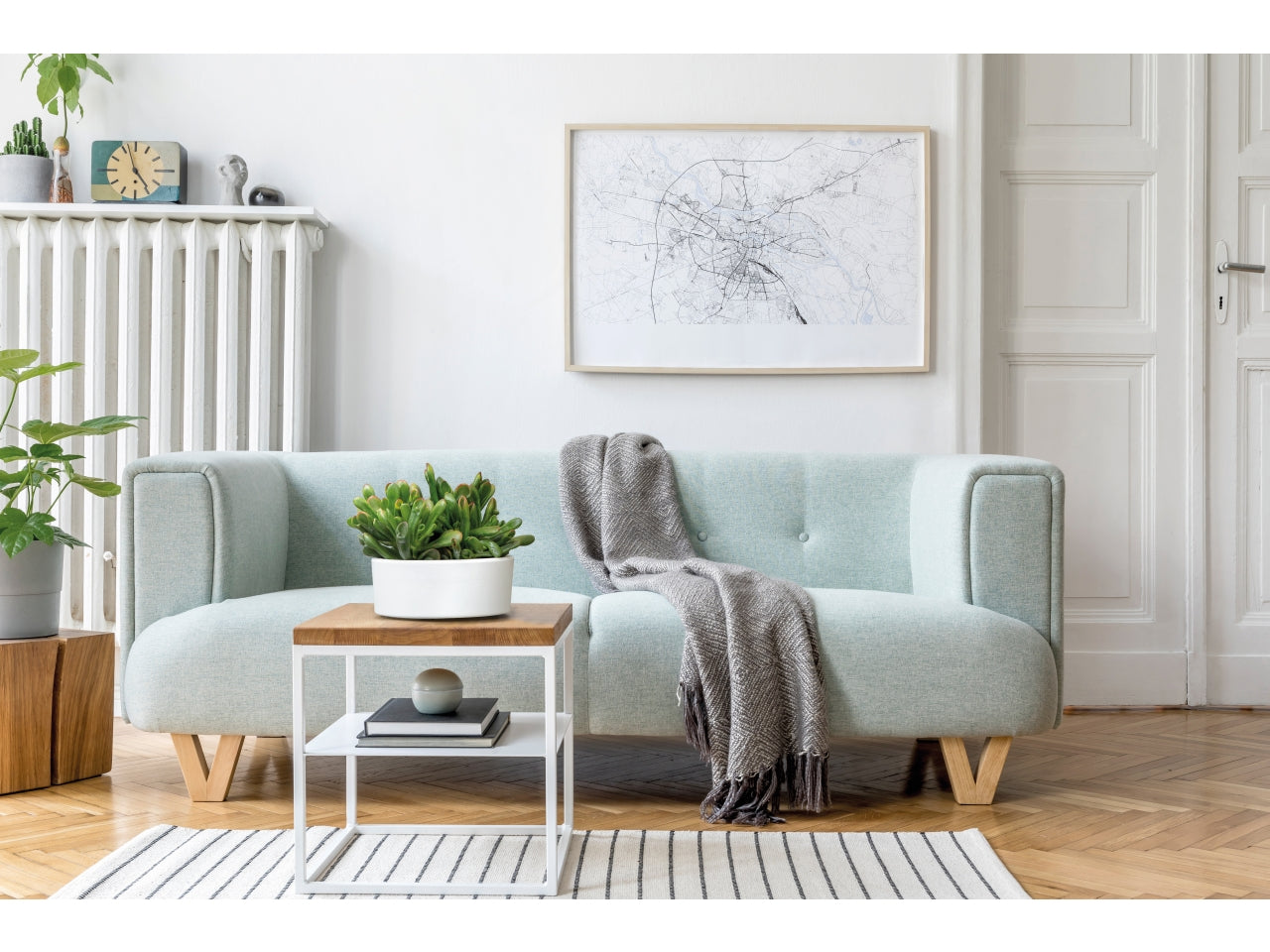 Linea echo vaso 30cm bianco