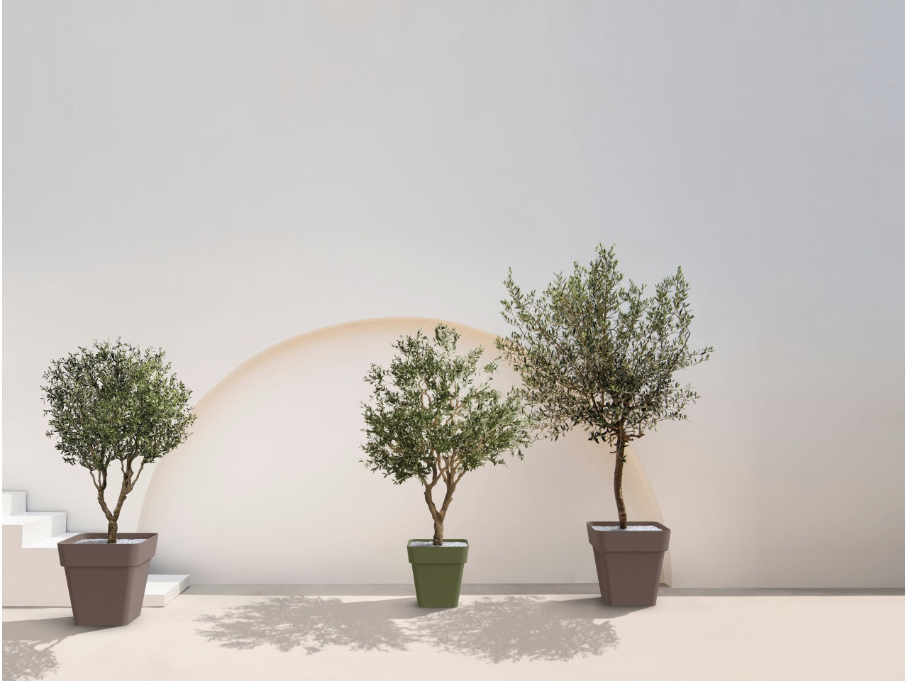 ArkÃ¨ vaso quadro 30cm tortora