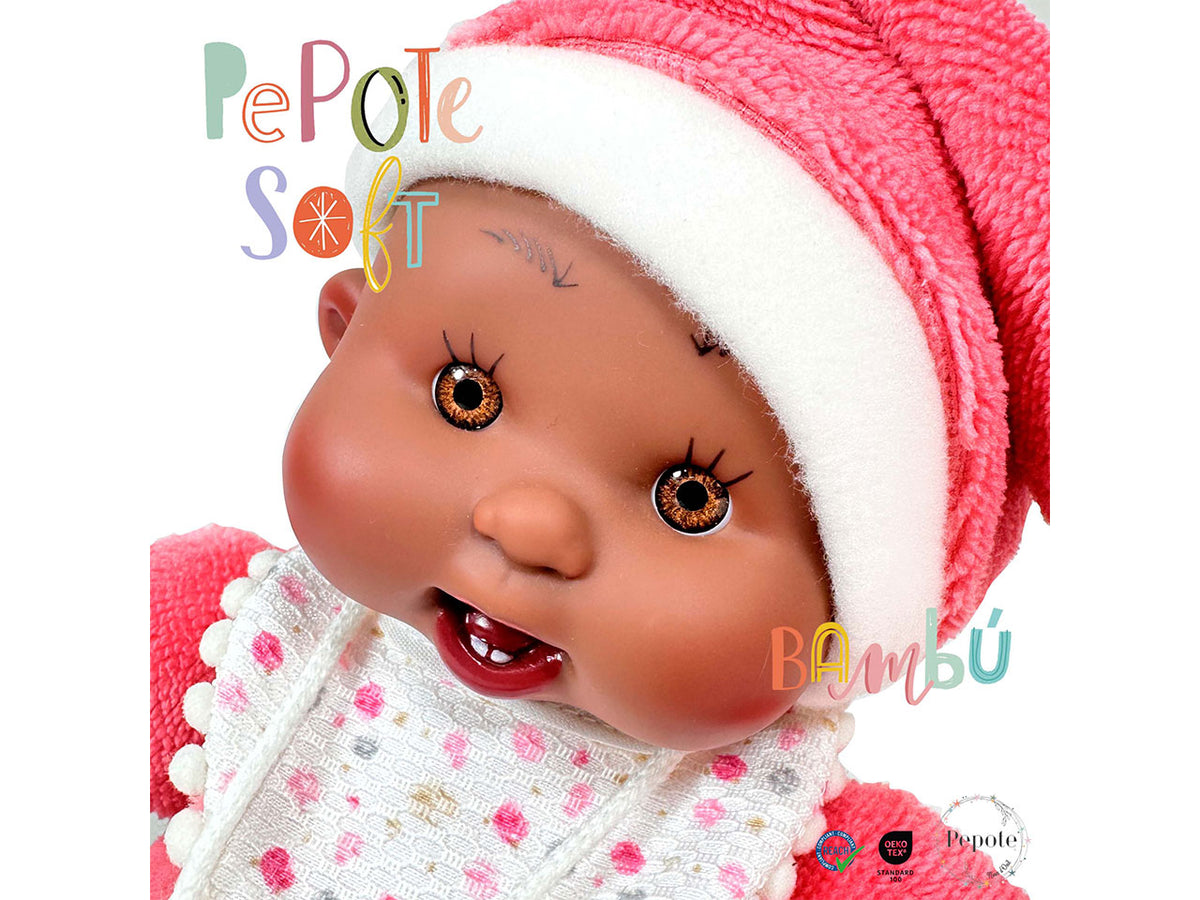 Bambola pepote soft bambÃº 26cm
