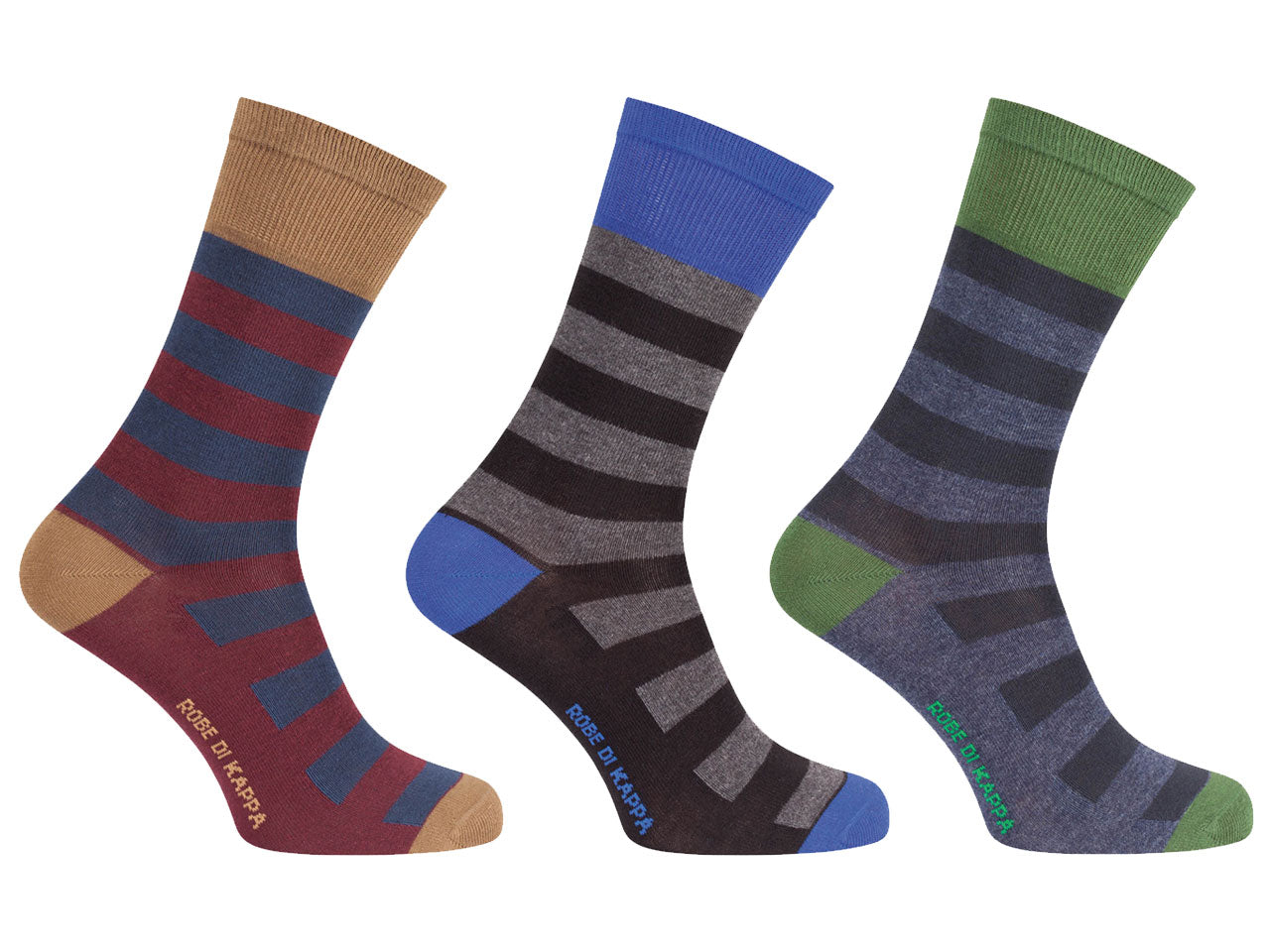 Calza corta da uomo maglia jersey in cotone riga larga- pack da 1 paio - nero 39/42