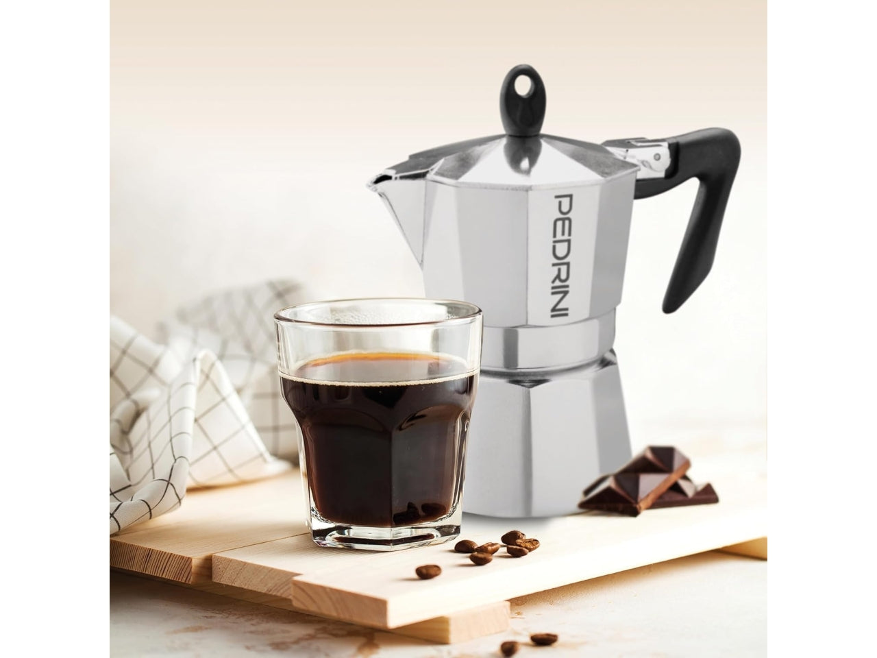 Caffettiera brillantata 6tz 9084-3