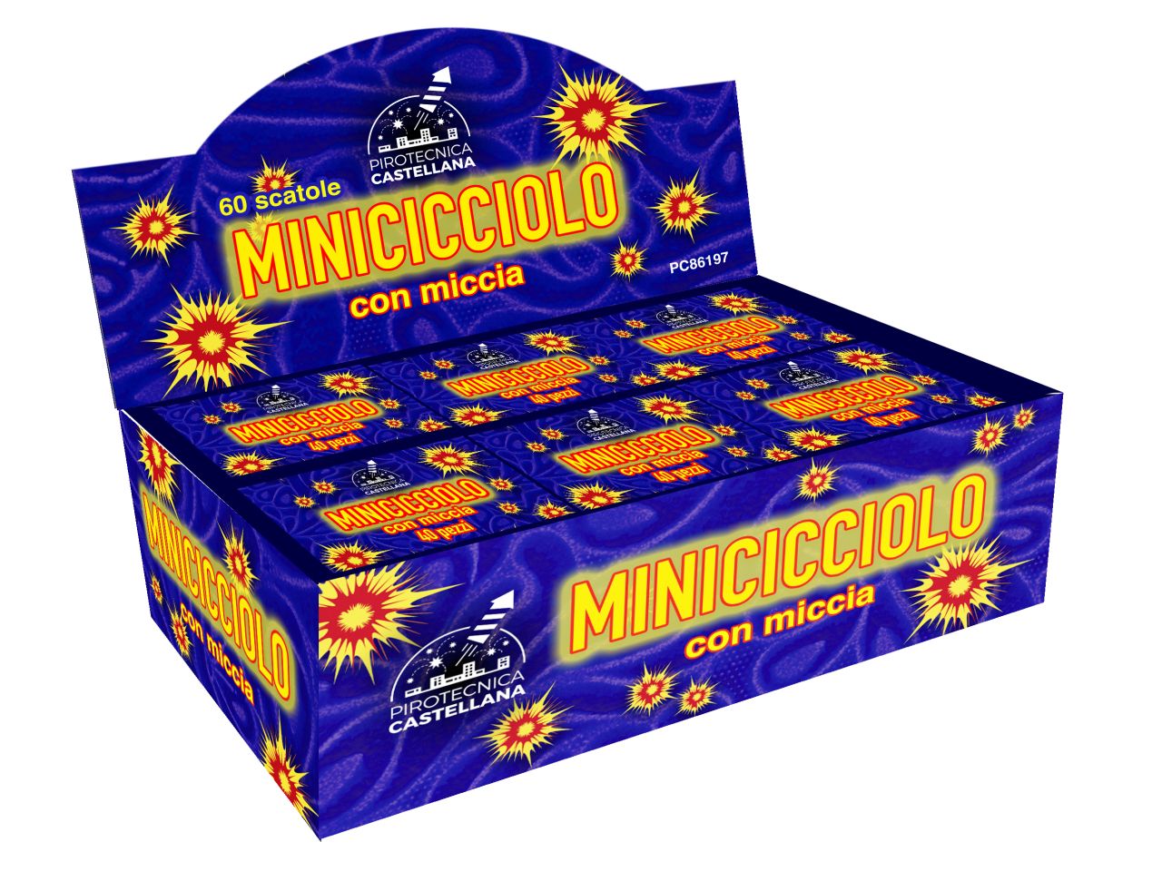 Minicicciolo box 60 scatole da 40 petardi