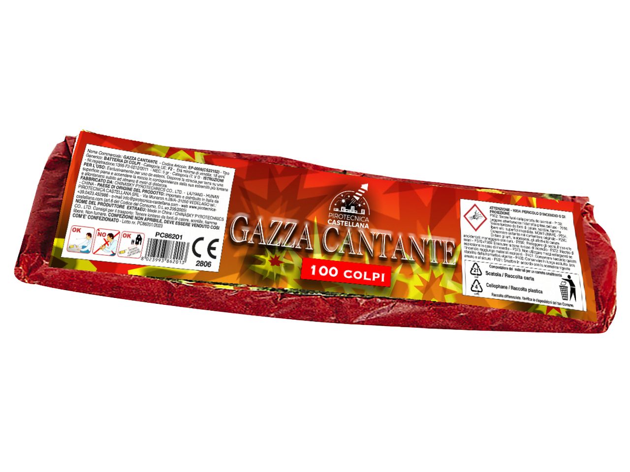 Gazza cantante 100 colpi