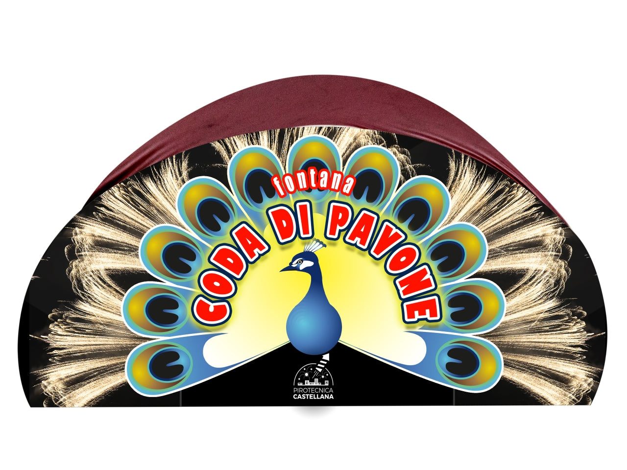 Fontana coda di pavone